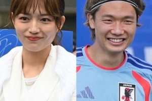 日本国脚板仓滉与人气女演员川口春奈宣布结婚，女方已怀孕