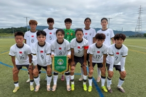 中国U18女足集训队3-0韩国U18女足，获中日韩青少年运动会冠军