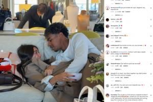 着迷！亚马尔将女友压在沙发上，社媒评论对方：多么绝美的女人…