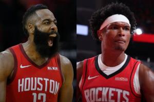 阿门是火箭队史第二位2亿合同先生 上一位是詹姆斯·哈登