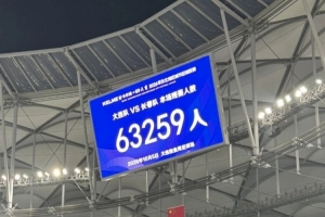 “东北超”决赛梭鱼湾现场观众63259人，创全国业余足球比赛纪录