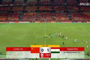 热议国足0-1塔吉克：上次热身3连败还是卡马乔；混乱，失误，红牌