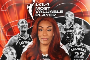 WNBA官方：阿贾·威尔逊再次斩获MVP 生涯第五次创历史纪录！